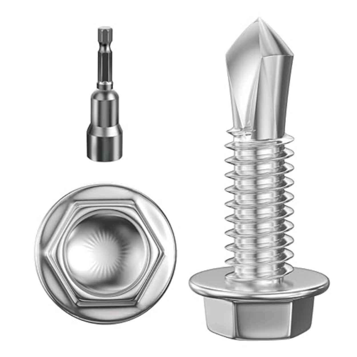 Self-Securing Anti-Rust Screws - 50 Pack