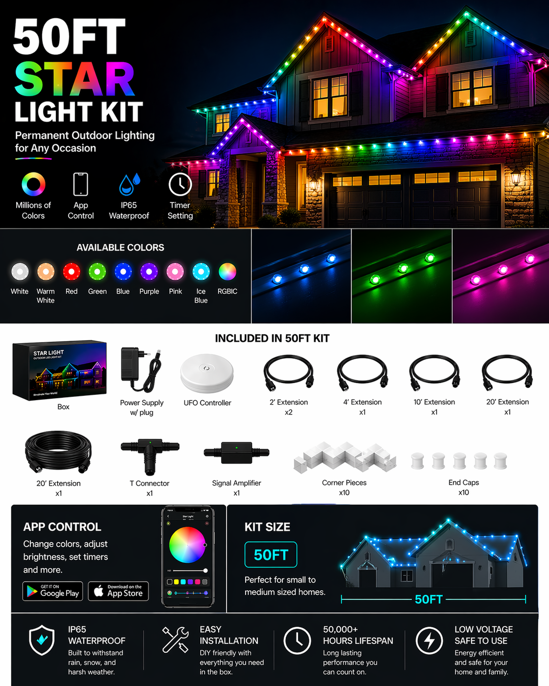 Extra 50ft starlights
